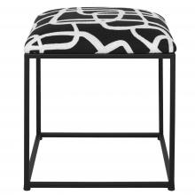 Uttermost 23690 - Twists And Turns Fabric Accent Stool