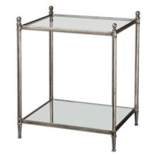 Uttermost 24282 - Gannon Mirrored Glass End Table