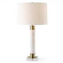 Uttermost 30401-1 - Uttermost Plinth White Marble Table Lamp