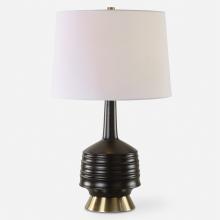 Uttermost 30353-1 - Uttermost Foster Black Glaze Table Lamp