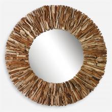 Uttermost 09809 - Uttermost Teak Branch Natural Round Mirror