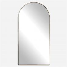 Uttermost 09841 - Crosley Antique Brass Arch Mirror