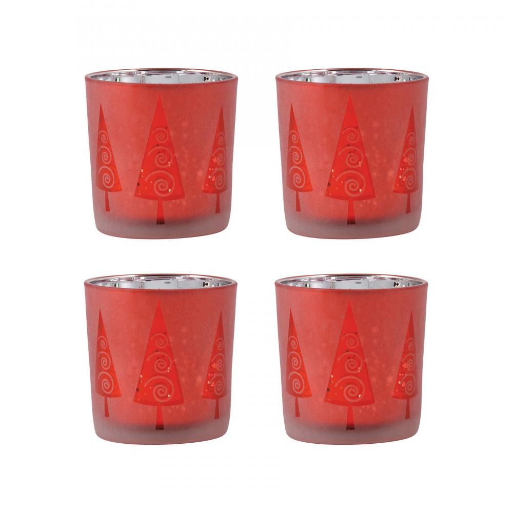 Modern Tree Votives (Set of 2)