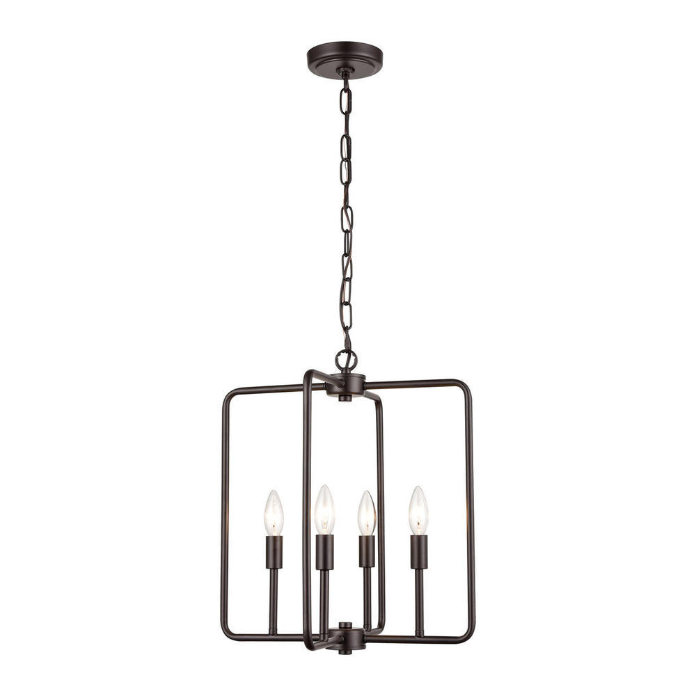 Thomas - Park Slope 15.75'' Wide 4-Light Pendant - Oil Rubbed Bronze