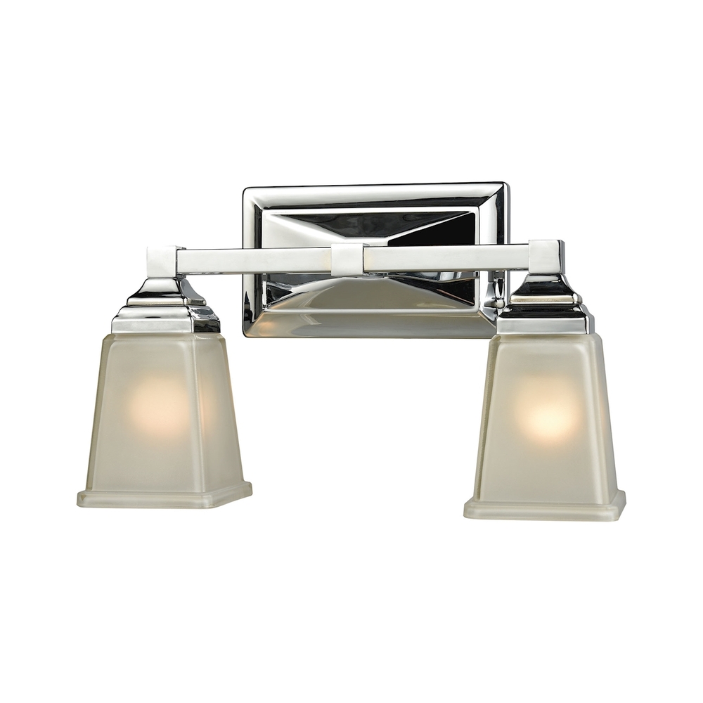 Thomas - Sinclair 15'' Wide 2-Light Vanity Light - Polished Chrome