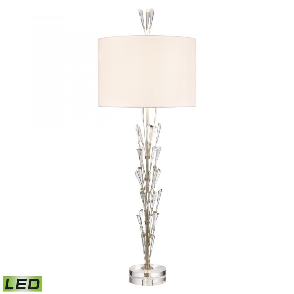 Jubilee 45.5'' High 1-Light Table Lamp - Clear Crystal - Includes LED Bulb