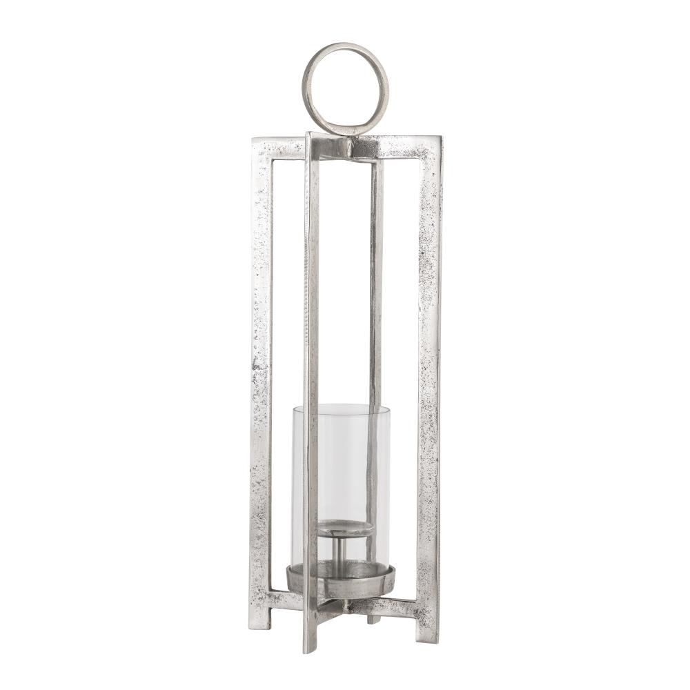 Wilmot Lantern - Large Silver