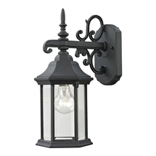 ELK Home 8611EW/65 - Thomas - Spring Lake 15'' High 1-Light Outdoor Sconce - Matte Textured Black