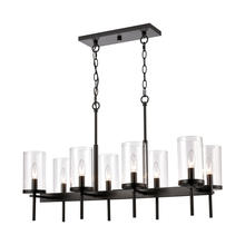 ELK Home CN290886 - Thomas - Oakland 32.5'' Wide 8-Light Linear Chandelier - Black