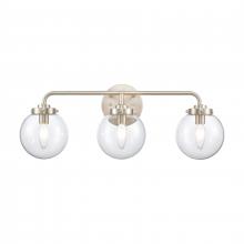 ELK Home EC89953/3 - Fairbanks 22.75'' Wide 3-Light Vanity Light - Brushed Nickel and Clear