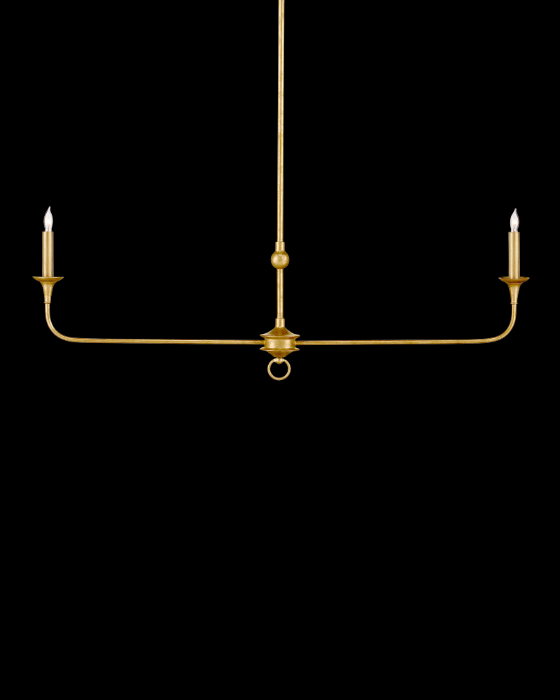 Nottaway Linear Gold Chandelier