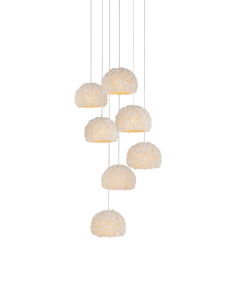 Virtu 7-Light Round Multi-Drop Pendant