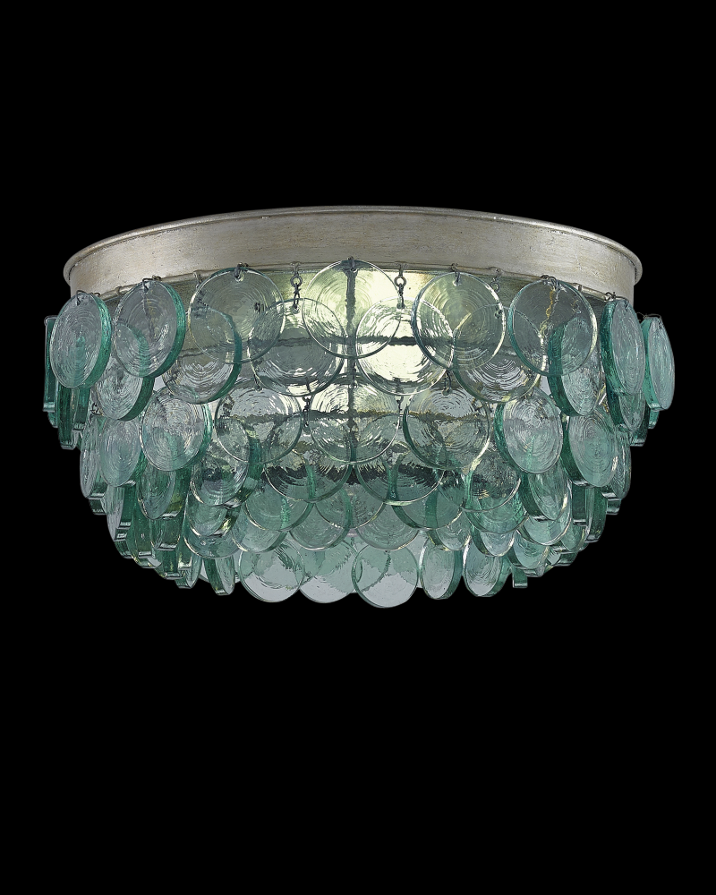 Braithwell Recycled Glass Flush Mount