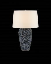 Currey 6000-0745 - Milos Blue Table Lamp