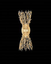 Currey 5000-0200 - Sea Fan Gold Wall Sconce