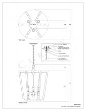 Currey 9000-0220 - Bastian Medium Chestnut Lantern