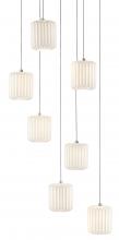 Currey 9000-0711 - Dove 7-Light Round Multi-Drop Pendant