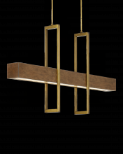 Currey 9000-0929 - Tonbridge Chestnut Linear Chandelier