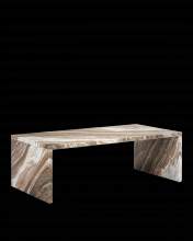 Currey 3000-0232 - Ryan Brown Marble Cocktail Table