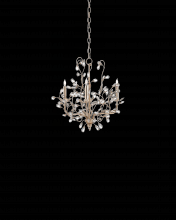 Currey 9974 - Crystal Bud Small Silver Chandelier